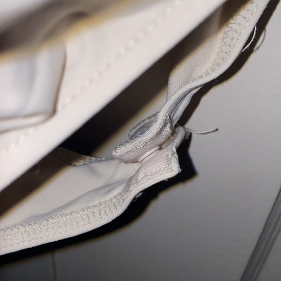 Zara Small Champagne Satin Pleated Bodysuit - Picture 7 of 9